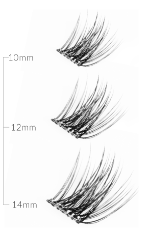 Chiều dài lông mi - 10, 12, 14mm